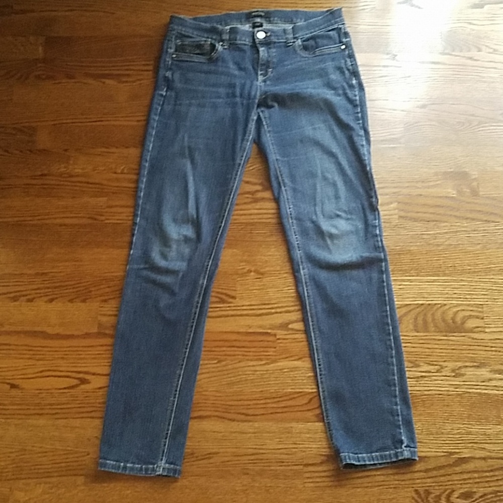 WHBM Noir Slim Leg Jeans